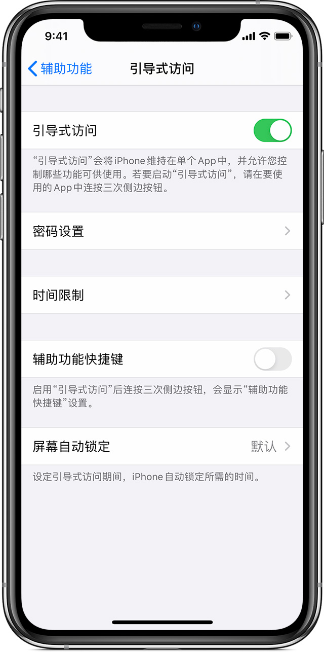 拜泉苹果手机维修分享如何在 iPhone 上退出引导式访问 