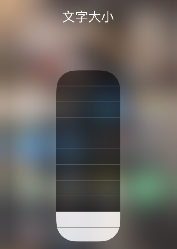 拜泉苹果手机维修分享小技巧：在 iPhone 控制中心快速调节字体大小 
